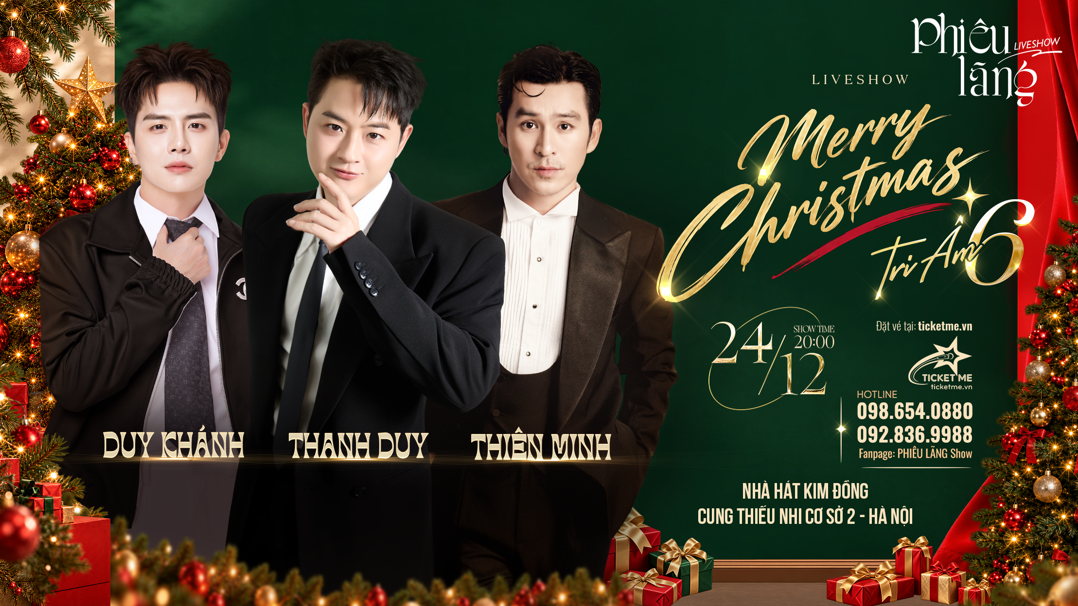 Liveshow Tri Âm 6 – Merry Christmas | Thiên Minh × Thanh Duy × Duy Khánh
